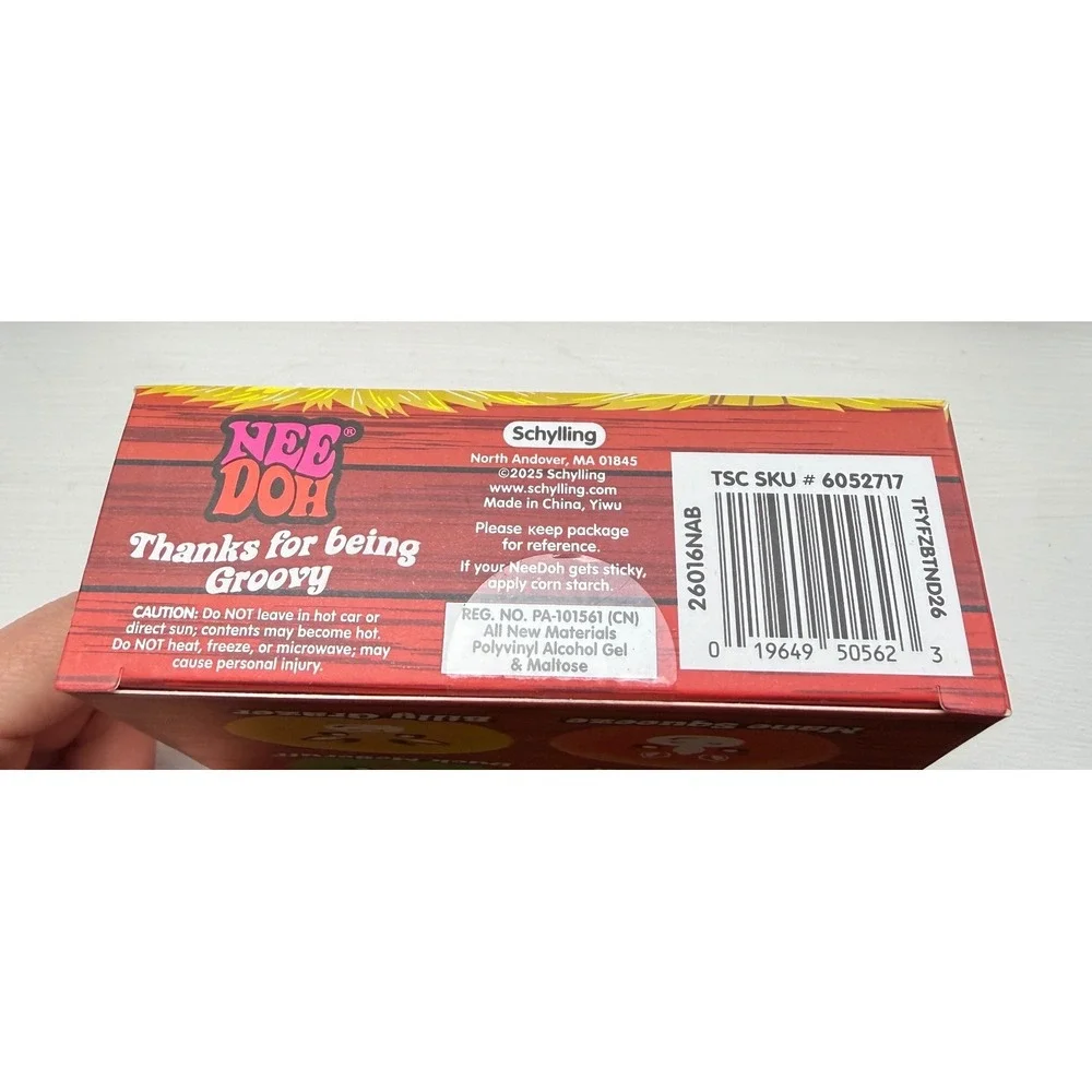 Schylling NeeDoh Teenie Fuzzball Farmyard 4 Pack Tractor Supply 100% Authentic